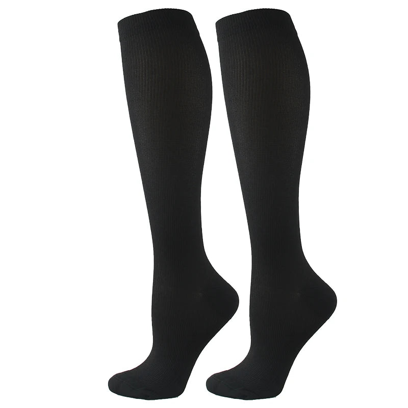 SpaceToThrive LLC™ Premium Compression Socks | 20–30 mmHg Knee High Support 
For Nurses, Travelers & Professionals