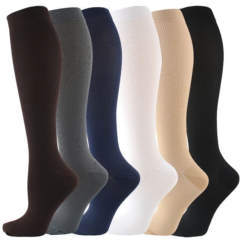 SpaceToThrive LLC™ Premium Compression Socks | 20–30 mmHg Knee High Support 
For Nurses, Travelers & Professionals