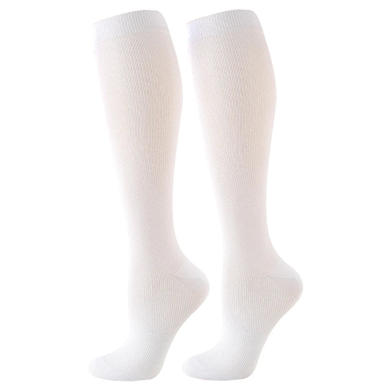 SpaceToThrive LLC™ Premium Compression Socks | 20–30 mmHg Knee High Support 
For Nurses, Travelers & Professionals