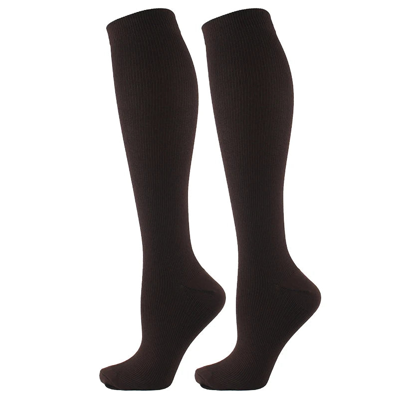 SpaceToThrive LLC™ Premium Compression Socks | 20–30 mmHg Knee High Support 
For Nurses, Travelers & Professionals